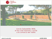 Tablet Screenshot of cerclesabadelles.cat